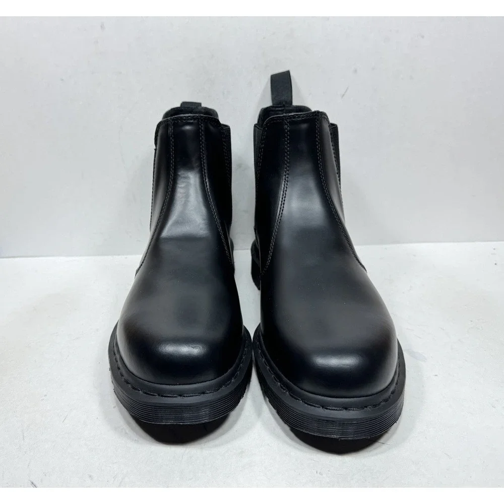 Dr. Martens 2976 Mono Chelsea Boots Mens Size 14 Black Leather Pull On Shoes